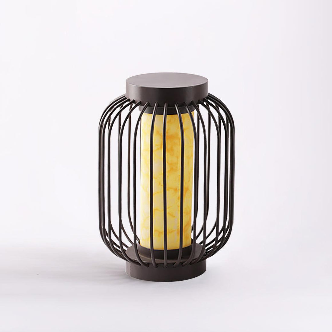 Metal Outdoor Table Lamp - Elegant Weather-Proof Lamp for Patio