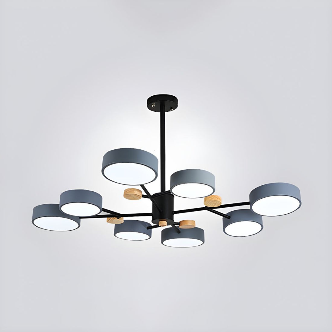 Modern Acrylic Chandelier - Multiple Lamp Heads Lamp for Living Room