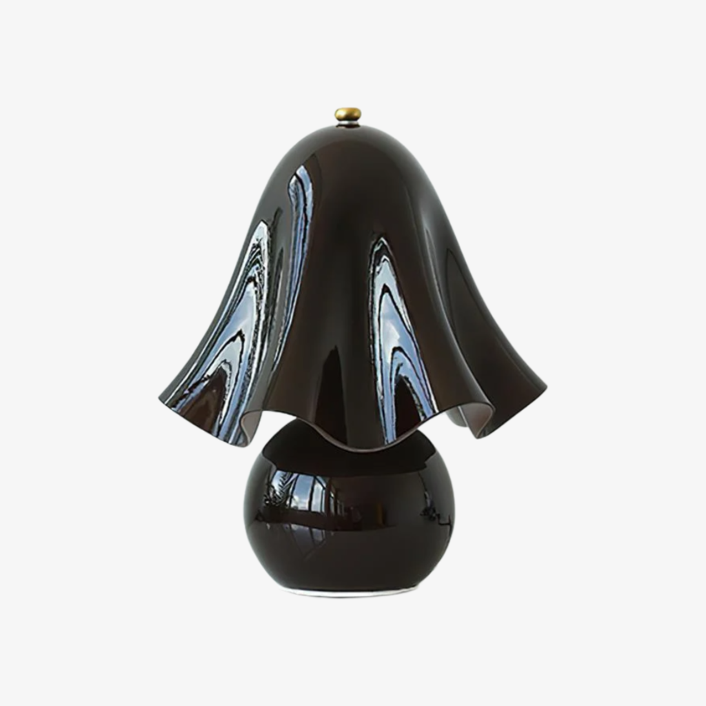 Dekorative Tischlampe Bellina – Skulpturale Glockenblumenform