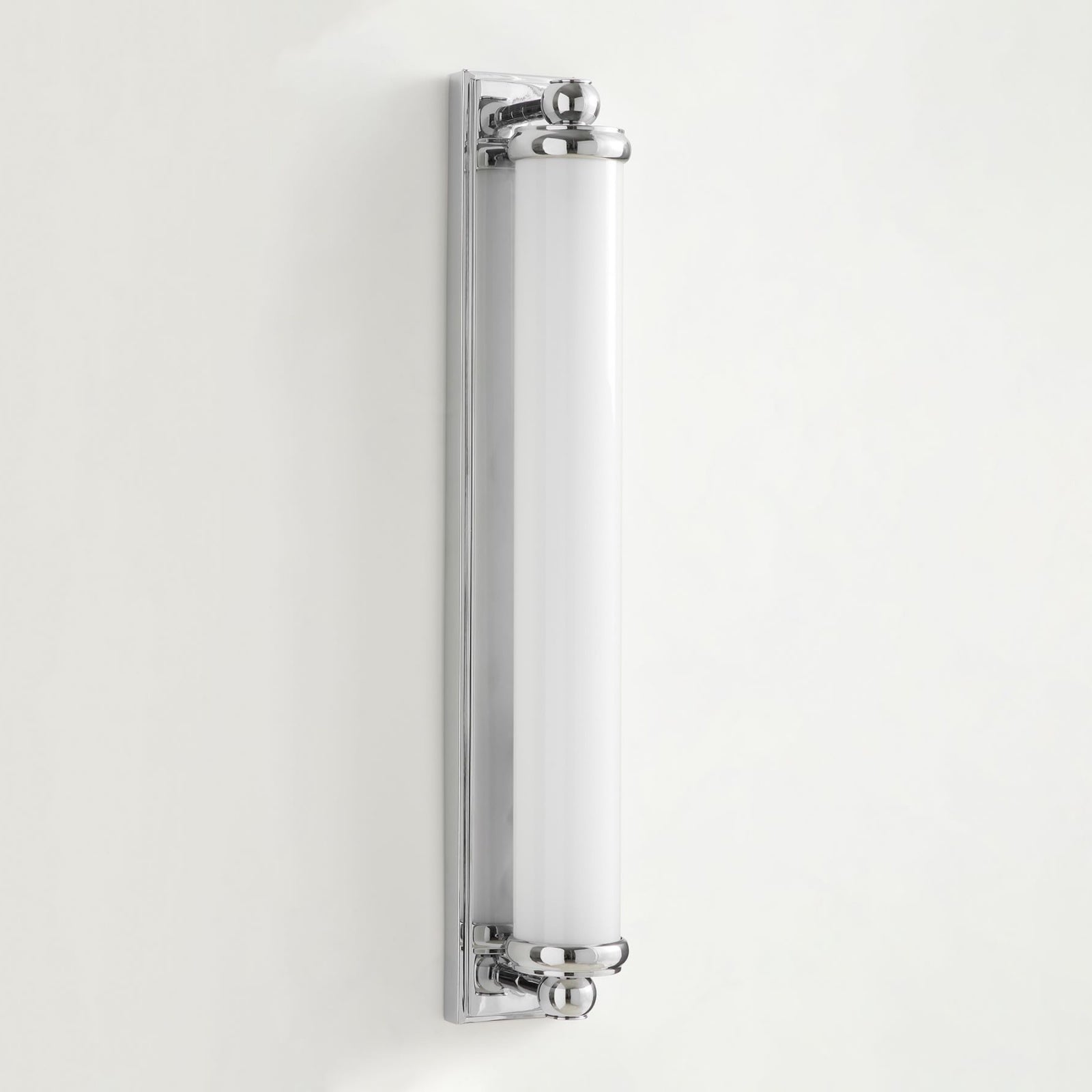Kalvora Extra Long Tube Wall Sconce - Chrome Modern Light Fixture