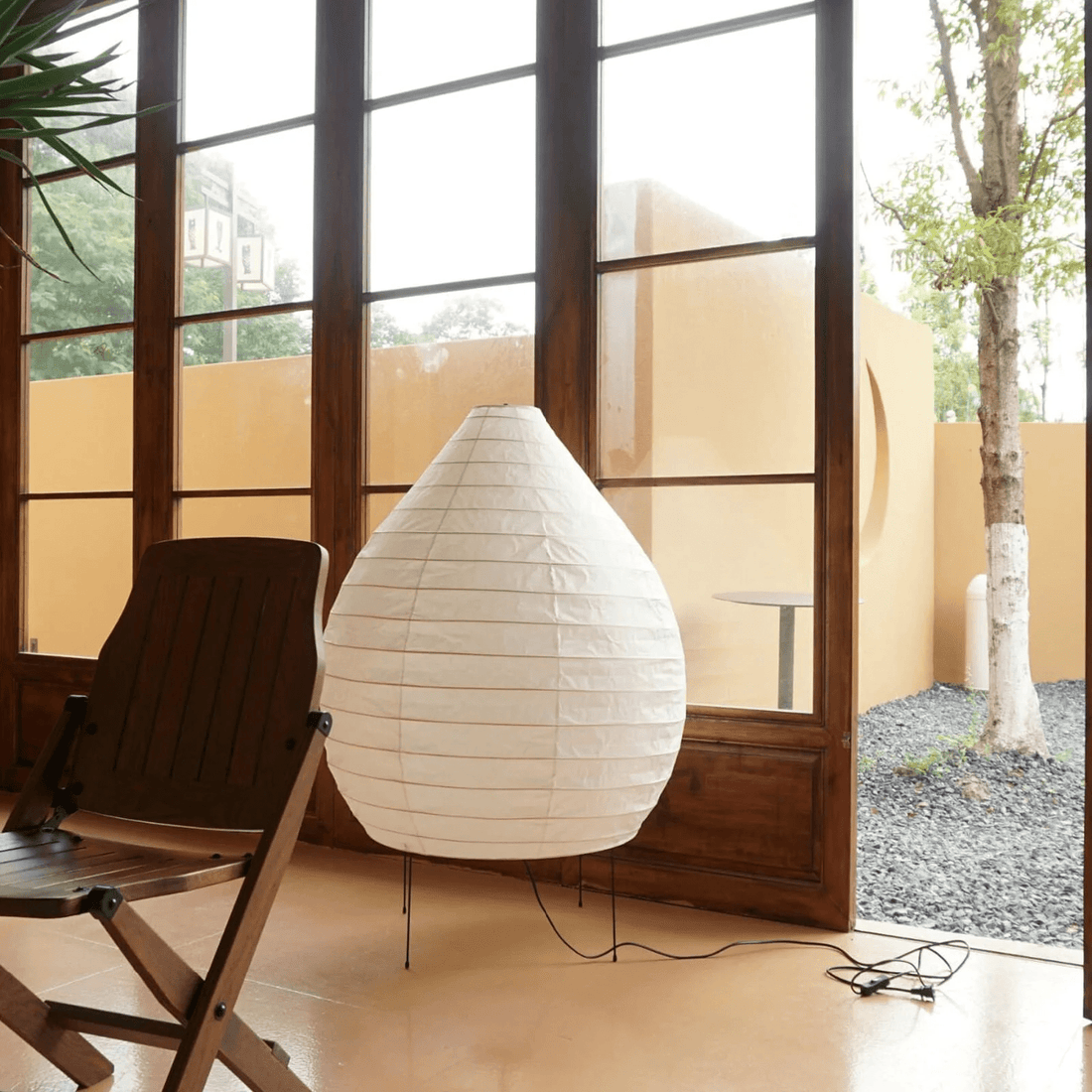 Stehlampe aus Washi-Papier – Laternendesign für Wohnzimmer &amp; Schlafzimmer