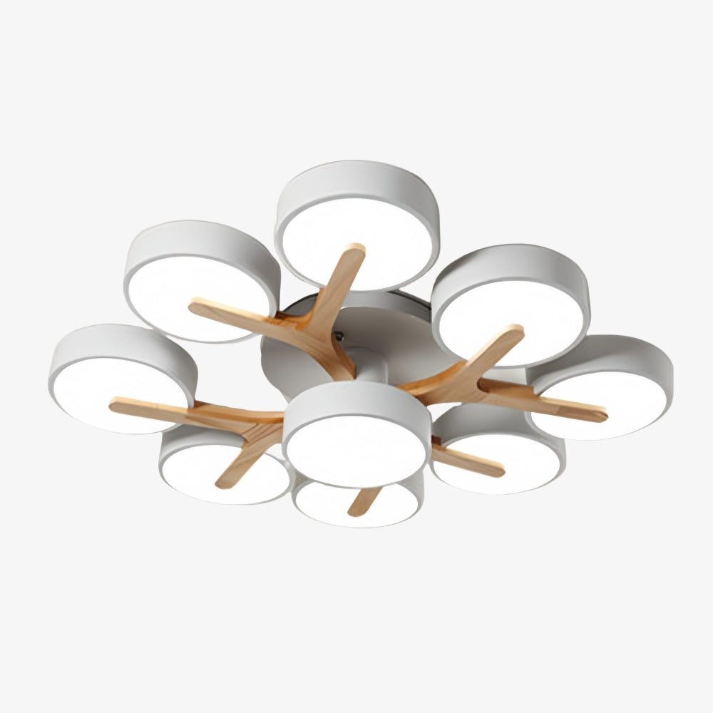 Contemporary Luxurious Ceiling Light - Acrylic Fixture for Living Room