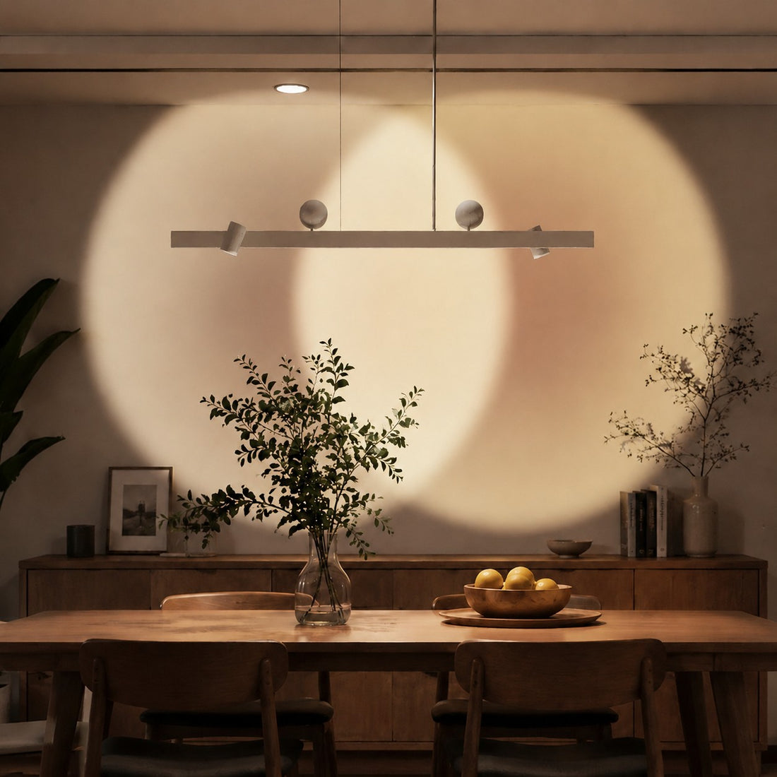Linear Wall-Wash Dining Pendant Light