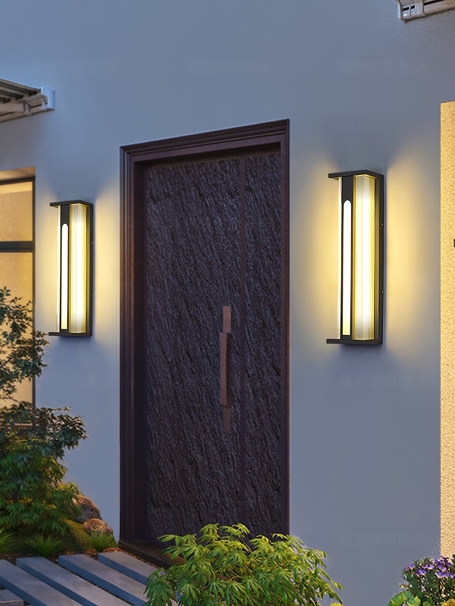 Outdoor Wall Lamp - Modern Stainless Steel LED Light for Garden & Balcony