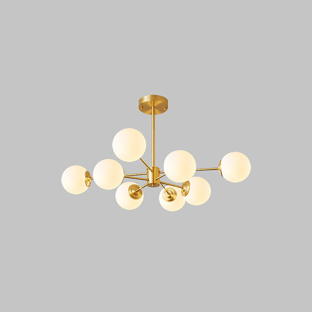 Gold Luxury Chandelier – Brass Fixture for Elegant Bedroom Décor