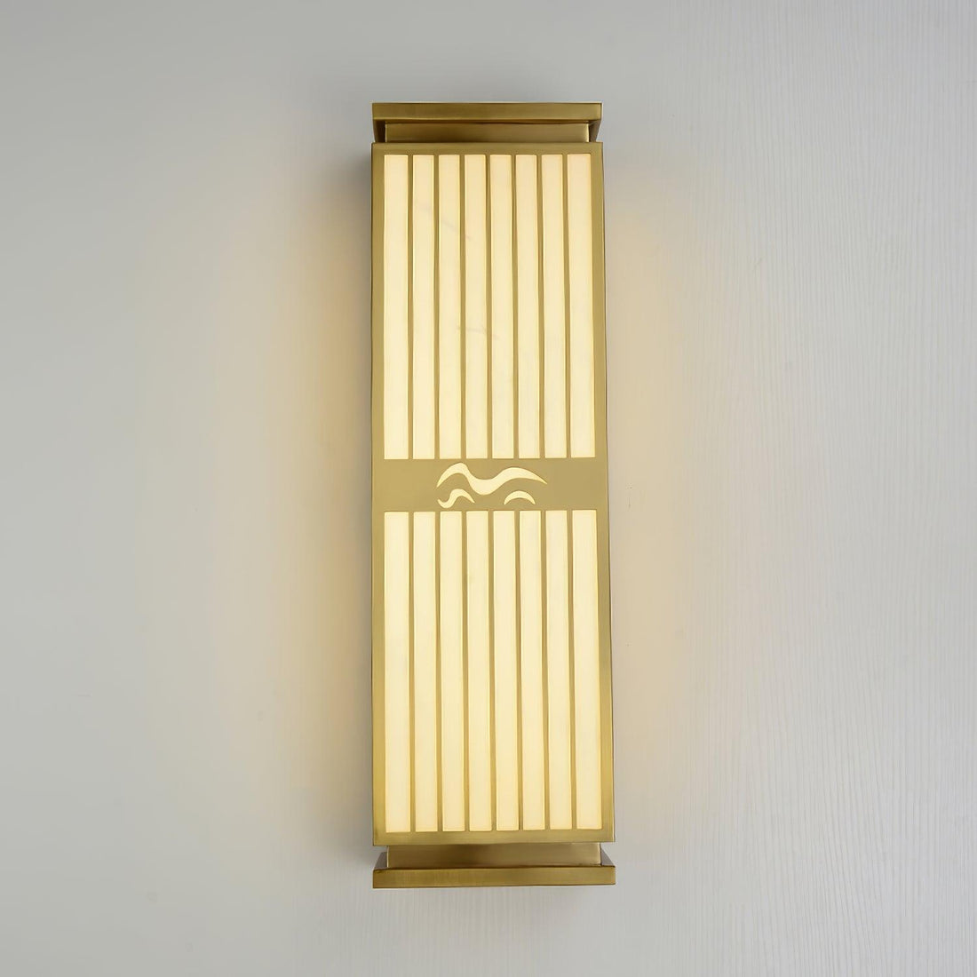 Metal Outdoor Wall Light - Square Acrylic Lamp for Yard