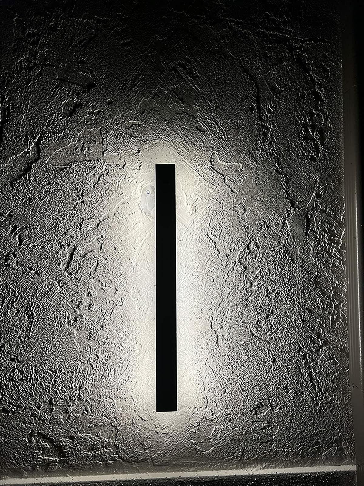 Long Strip Solar Outdoor Wall Sconce - LED Light for Front Porch