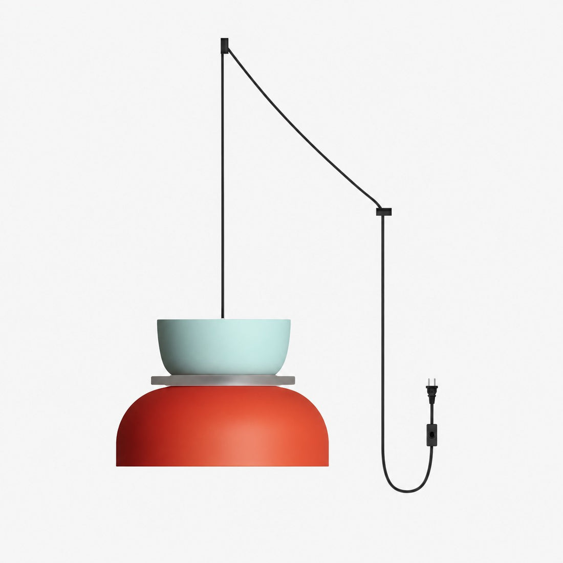 Macri Colorful Acrylic Plug-In Pendant Light