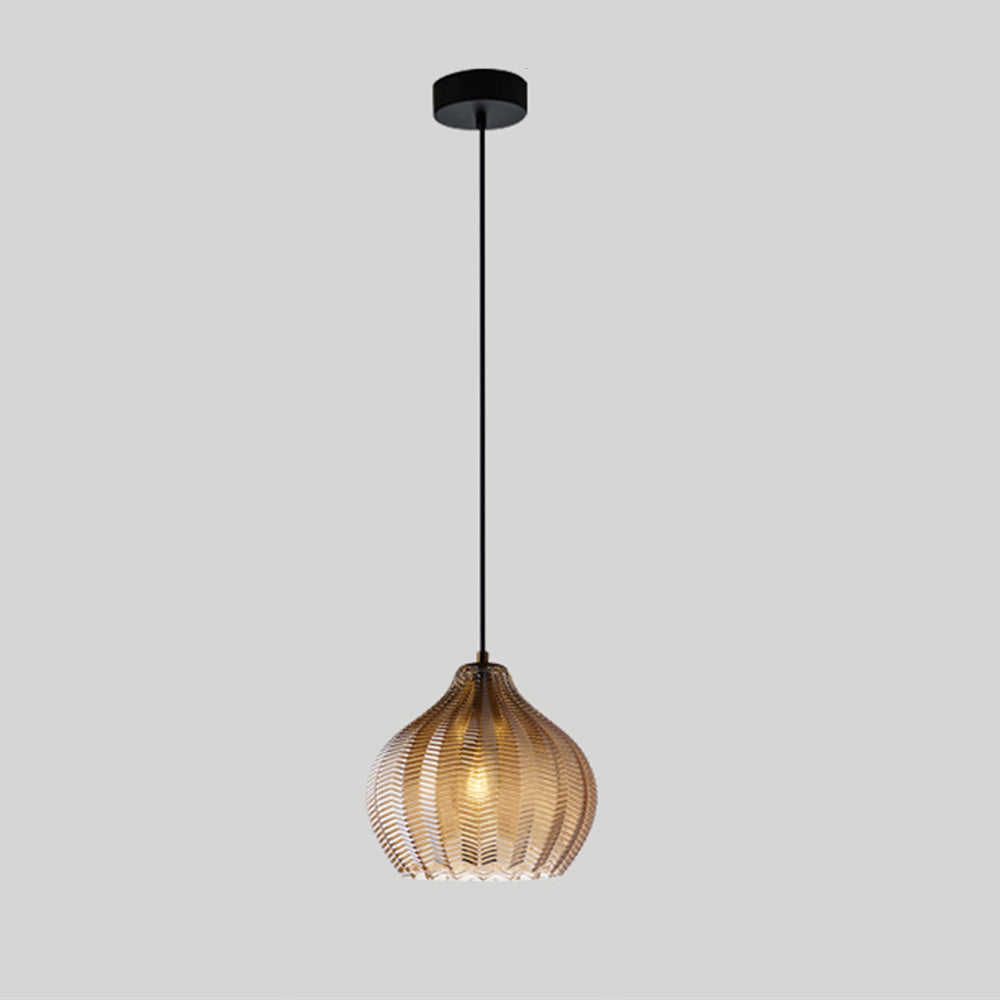 Glass Lampshade Pendant Lamp - Stylish Fixture for Living Room