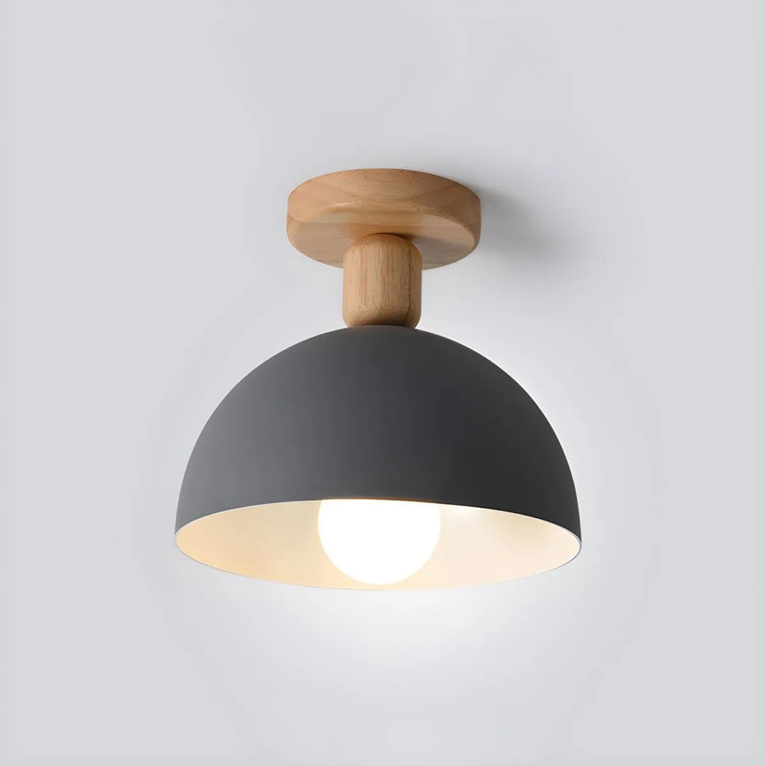 Modern Iron Ceiling Light - Round Fixture for Hallway