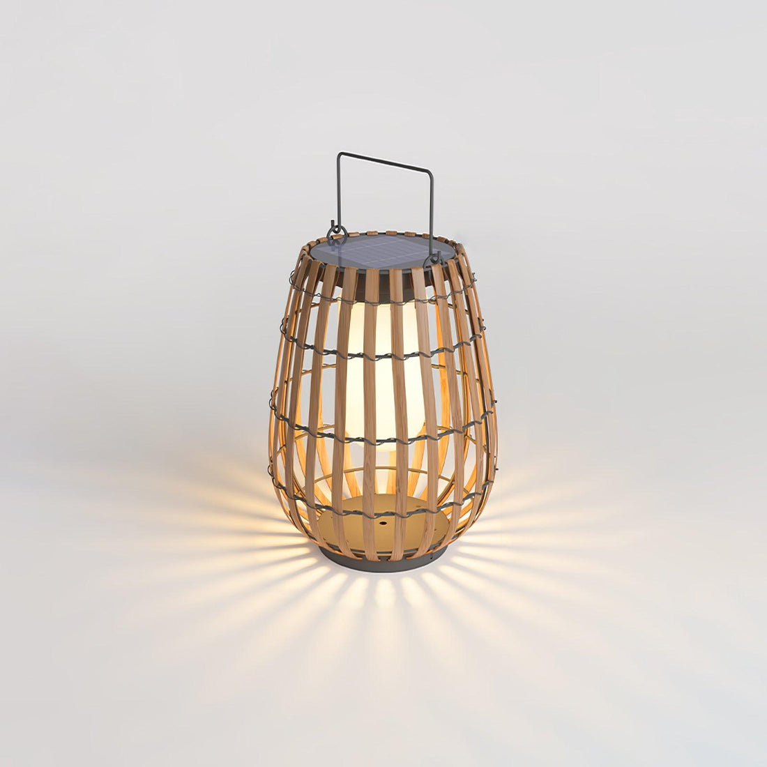 Tropic Braid Outdoor Lamp - Faux-Rattan Metal Waterproof