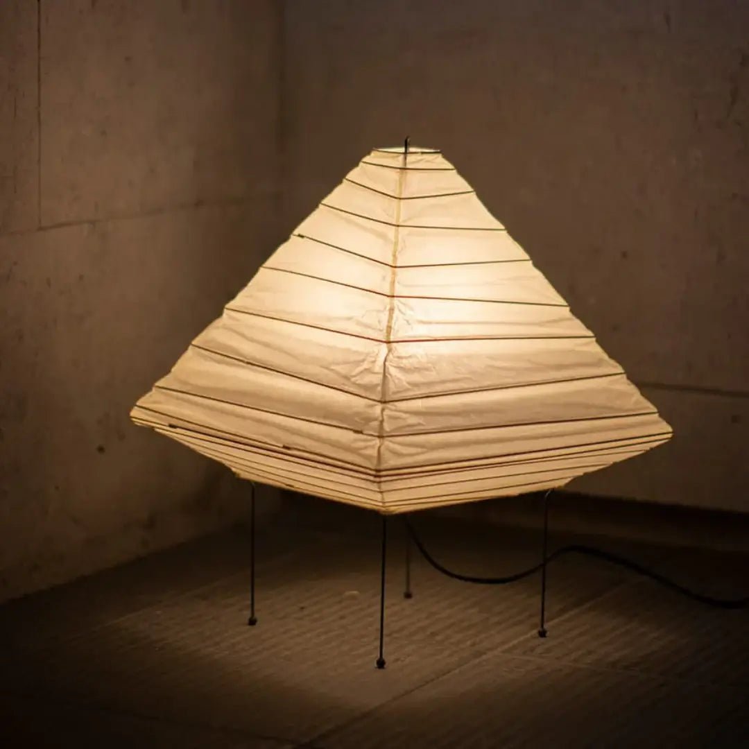 Simplicity Paper Table Lamp - Japanese Craft Paper Lamp for Entryway