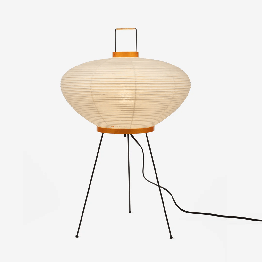 Japanisch inspirierte Papiertischlampe – Maulbeerpapierlampe fürs Schlafzimmer