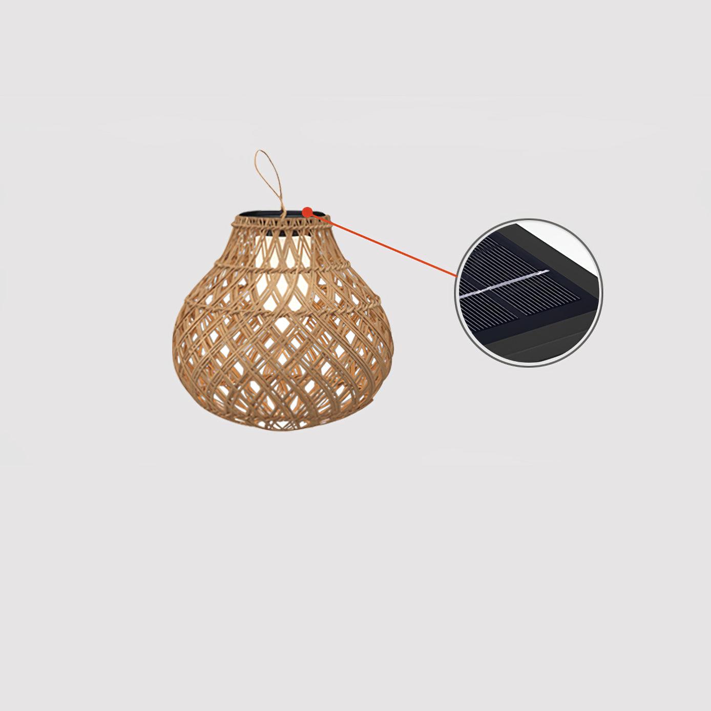 Woven Sphere Lantern Outdoor Lamp - Solar Outdoor Lamp Great