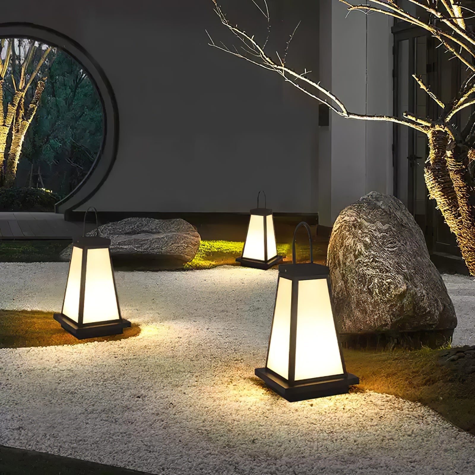 Portable Outdoor Lamp - Garden-Ready - Understated Grace