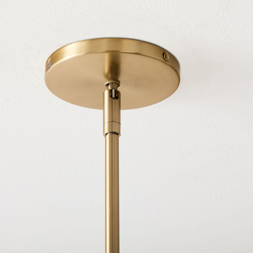 Borvia Rotatable Arm Chandelier - Modern Arc Metal Lamp for Living Room