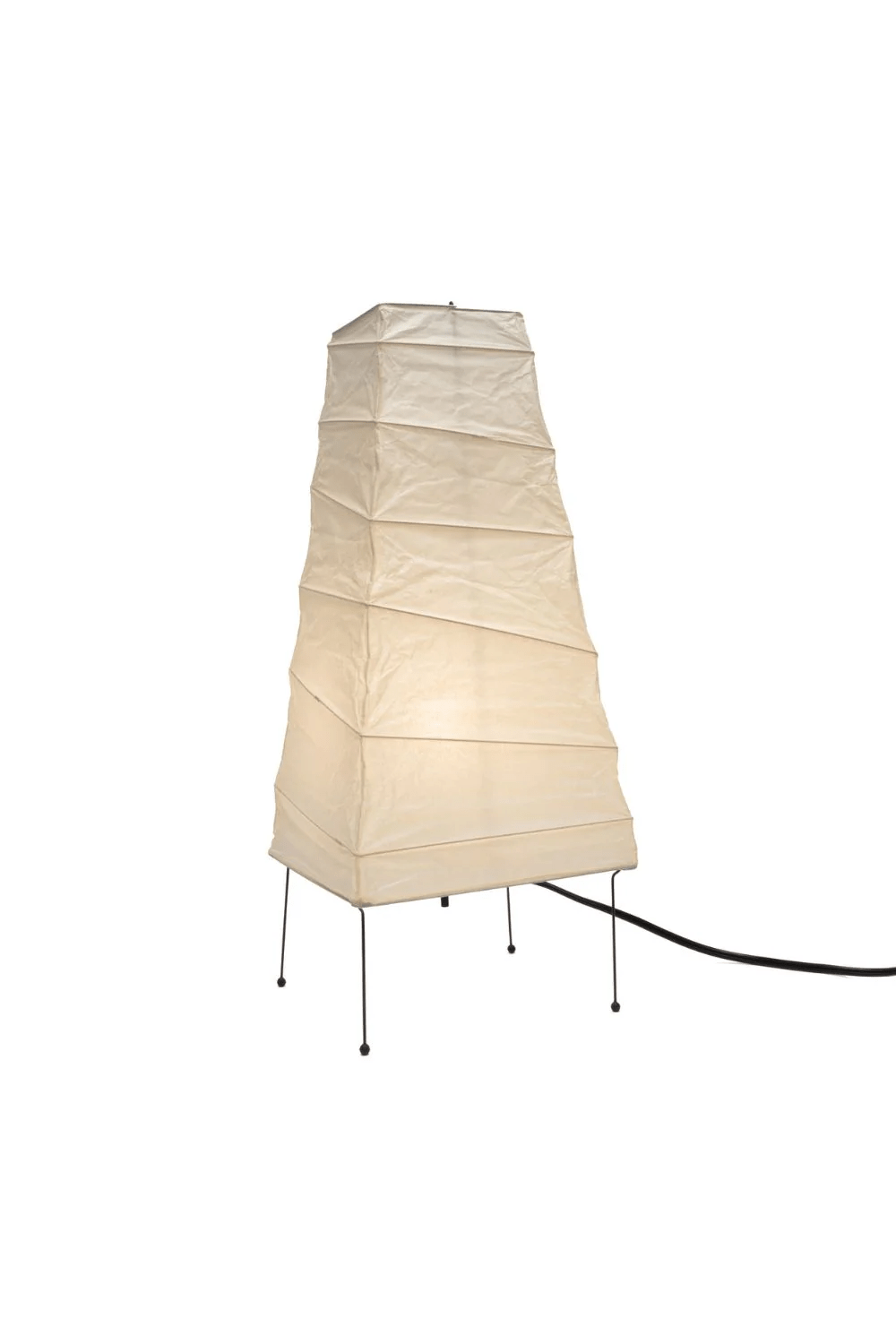 Tischlampe aus Washi-Papier – Elegantes Licht mit Bambusrahmen für das Wohnzimmer