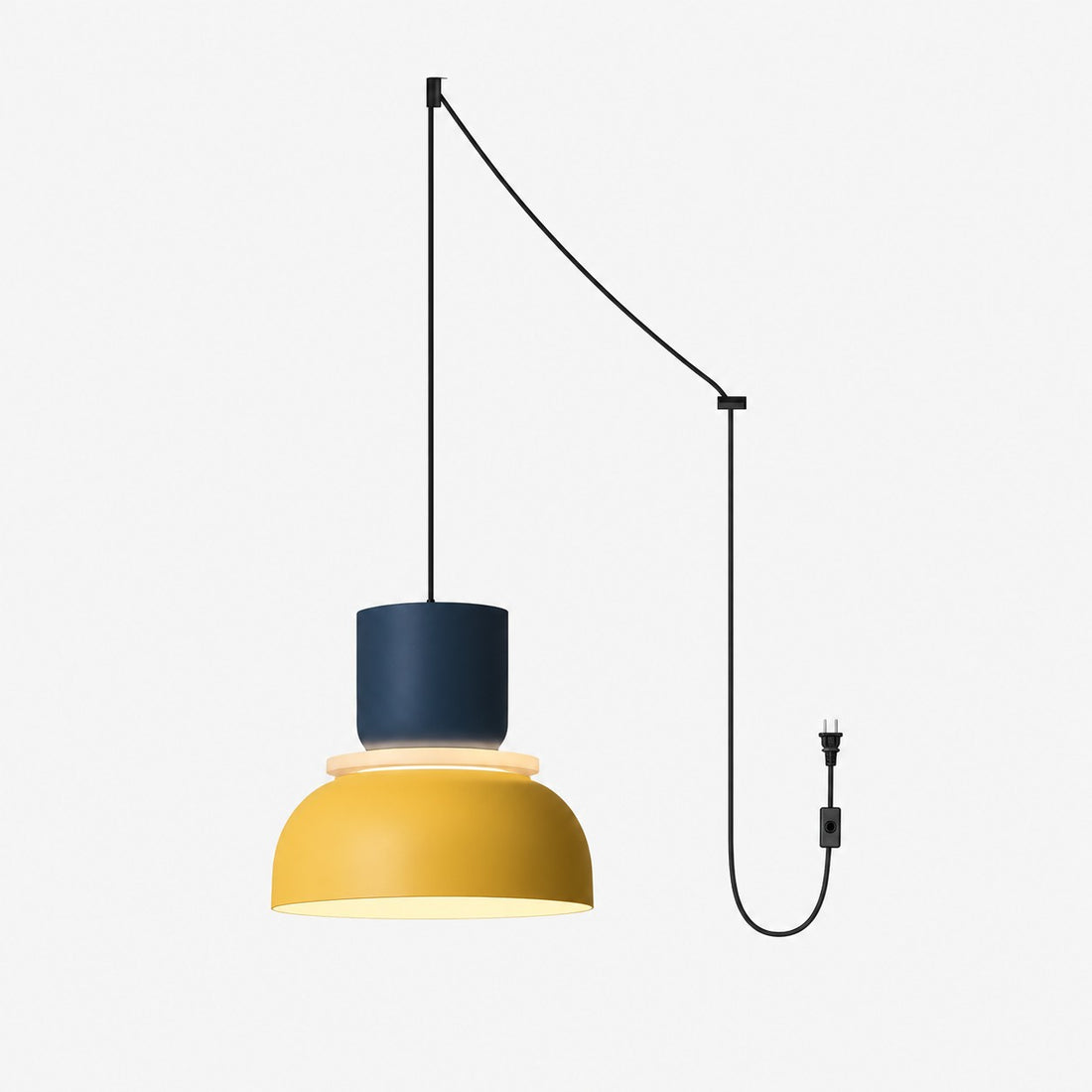 Macri Colorful Acrylic Plug-In Pendant Light