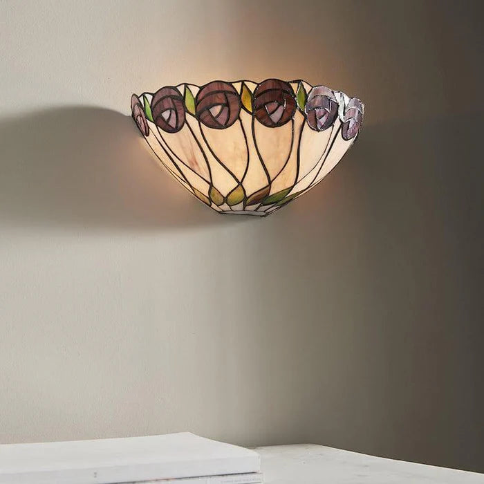 TF Hutchinson Tiffany Wall Light - for Hallway or Corridor