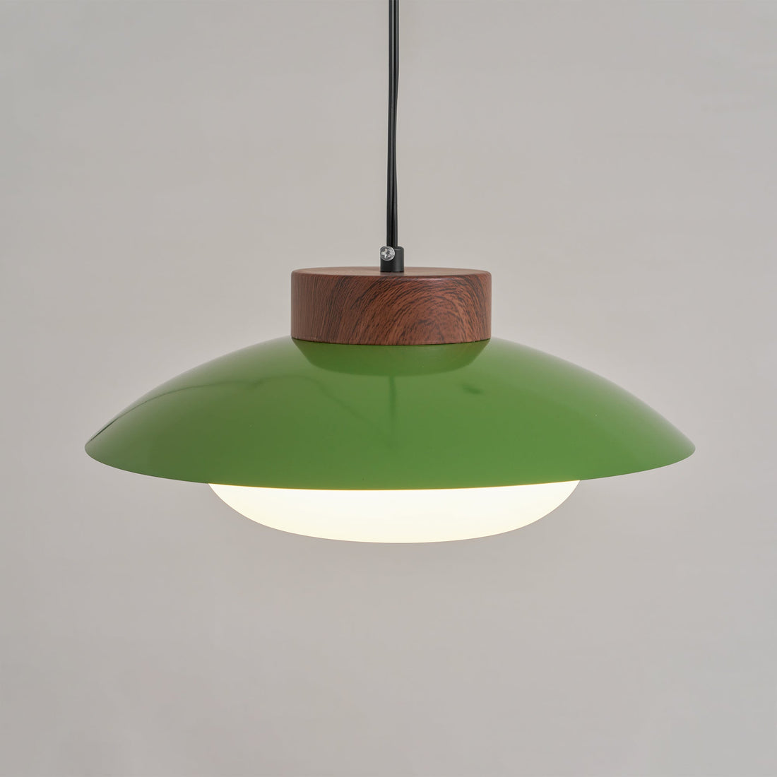 Saucer Plastic Plug-In Pendant Lamp