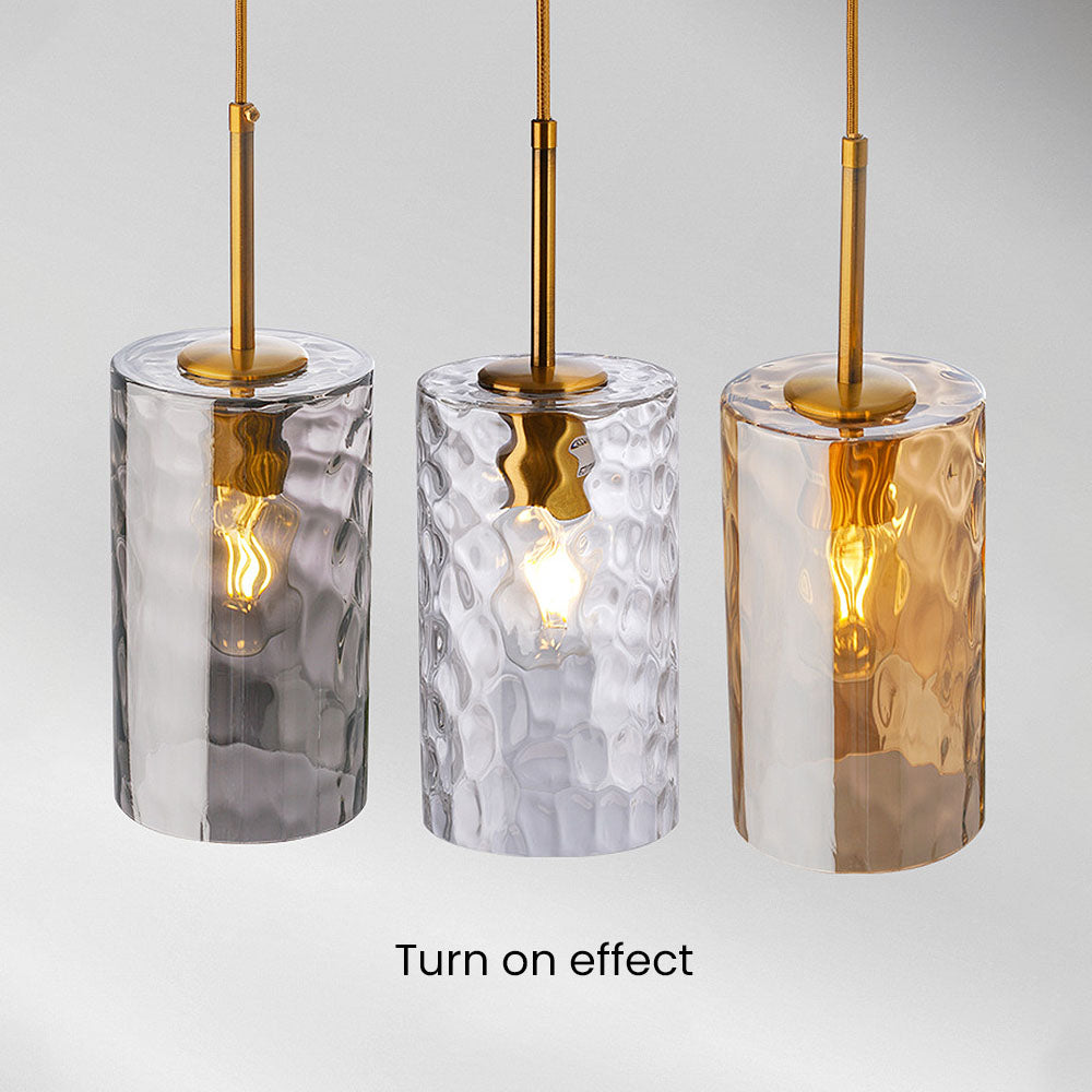 Ripple Glass Pendant Light - Simple Creative Design for Dining Room