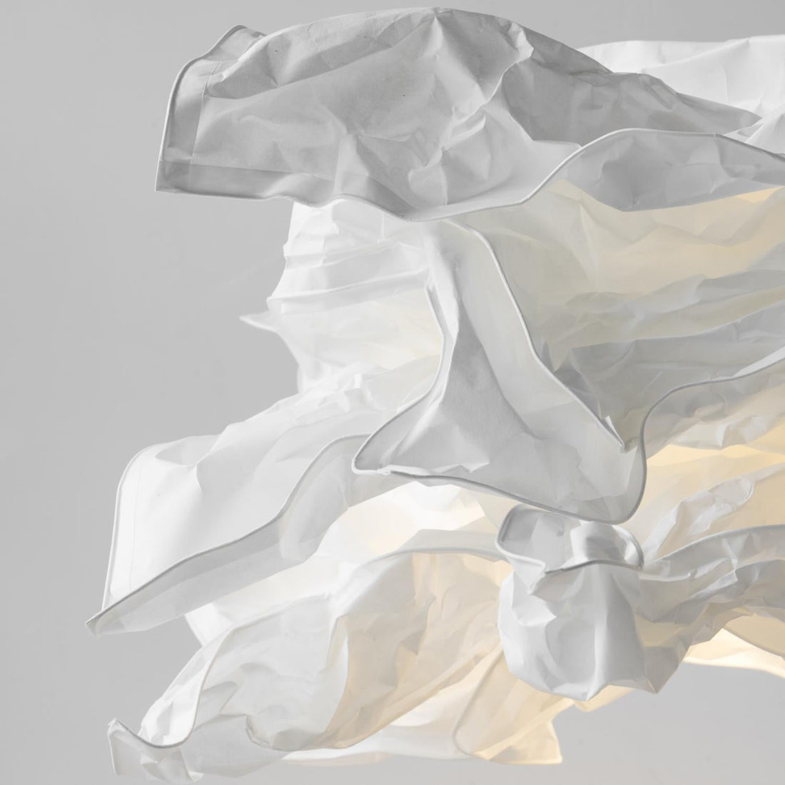 Individuell gefaltete Papier-Stecker-Pendelleuchte