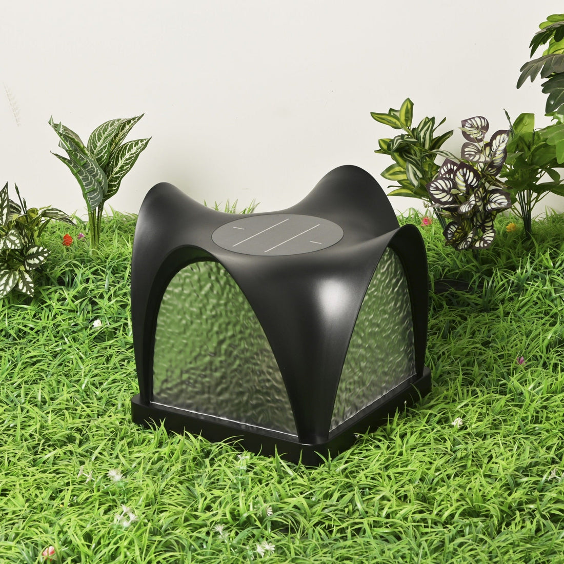 Solar Außenlampe - LED Gartenlaterne für Patio, Gehweg &amp; Terrasse