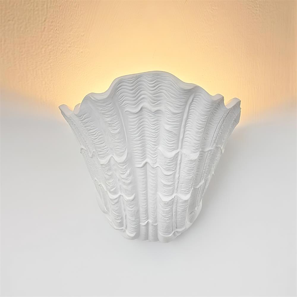 Maris Shell Plaster Wall Lamp