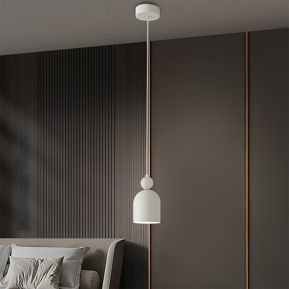 Iron Pendant Light - Compact Minimalist Living Room Lighting