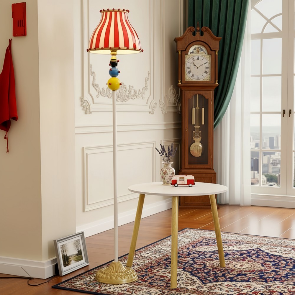 Festilo Circus Sculptural Floor Lamp – Curved Arch Metal Design Floor Fixture for Living Spaces