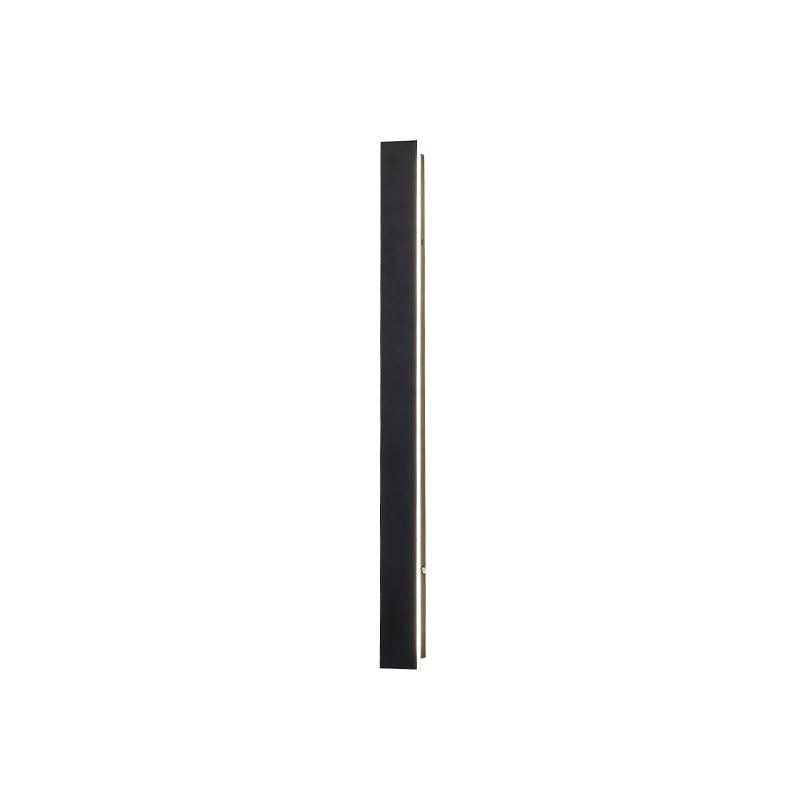 Long Strip Solar Outdoor Wall Sconce - LED Light for Front Porch