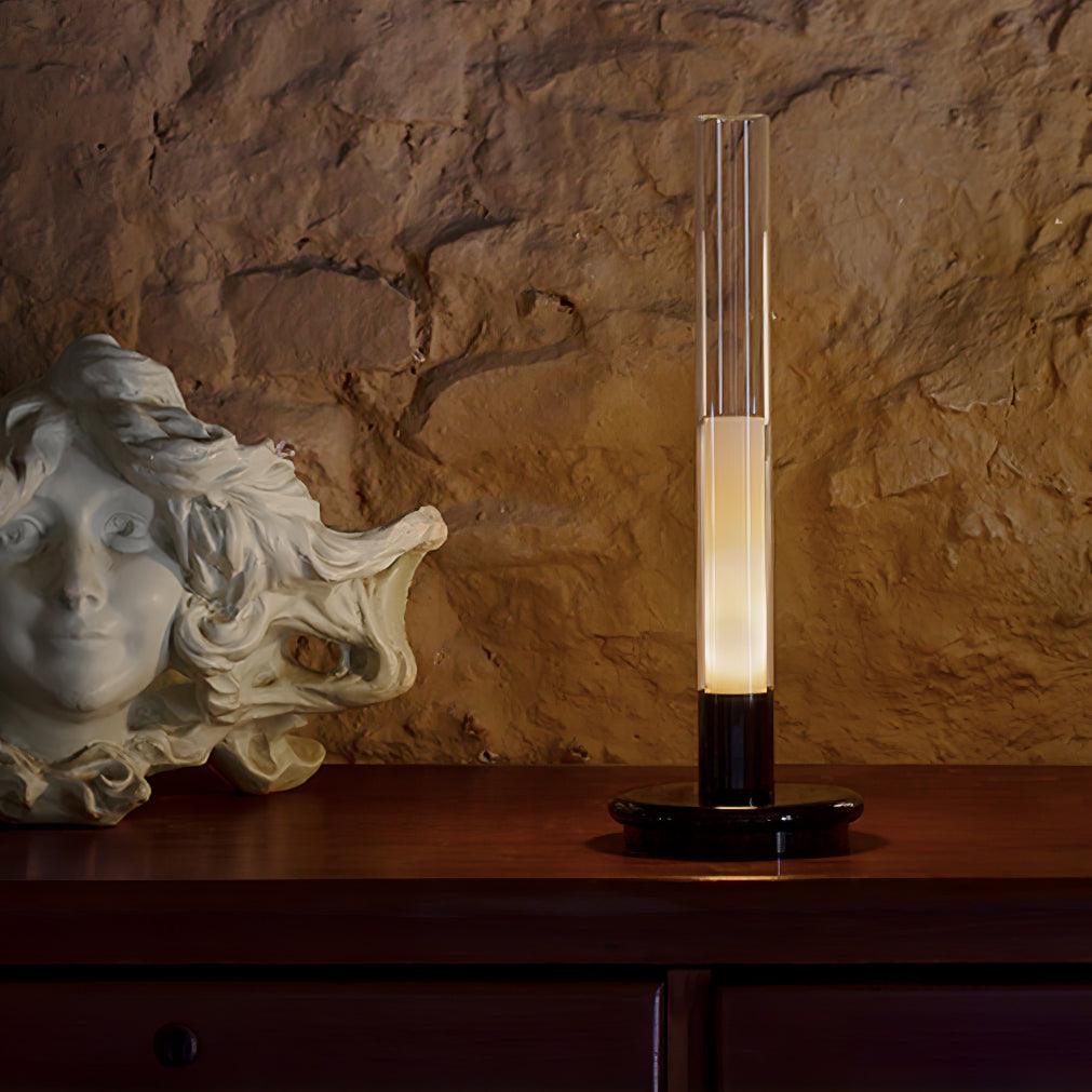 Column Built-in Battery Table Lamp - Indoor Table Lamp Touch Control
