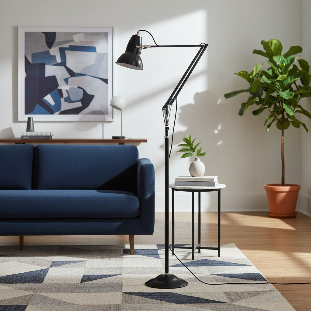 Modryx Classic Adjustable Floor Light with Refined Lines – Modern Functional Design for Home Interior Use