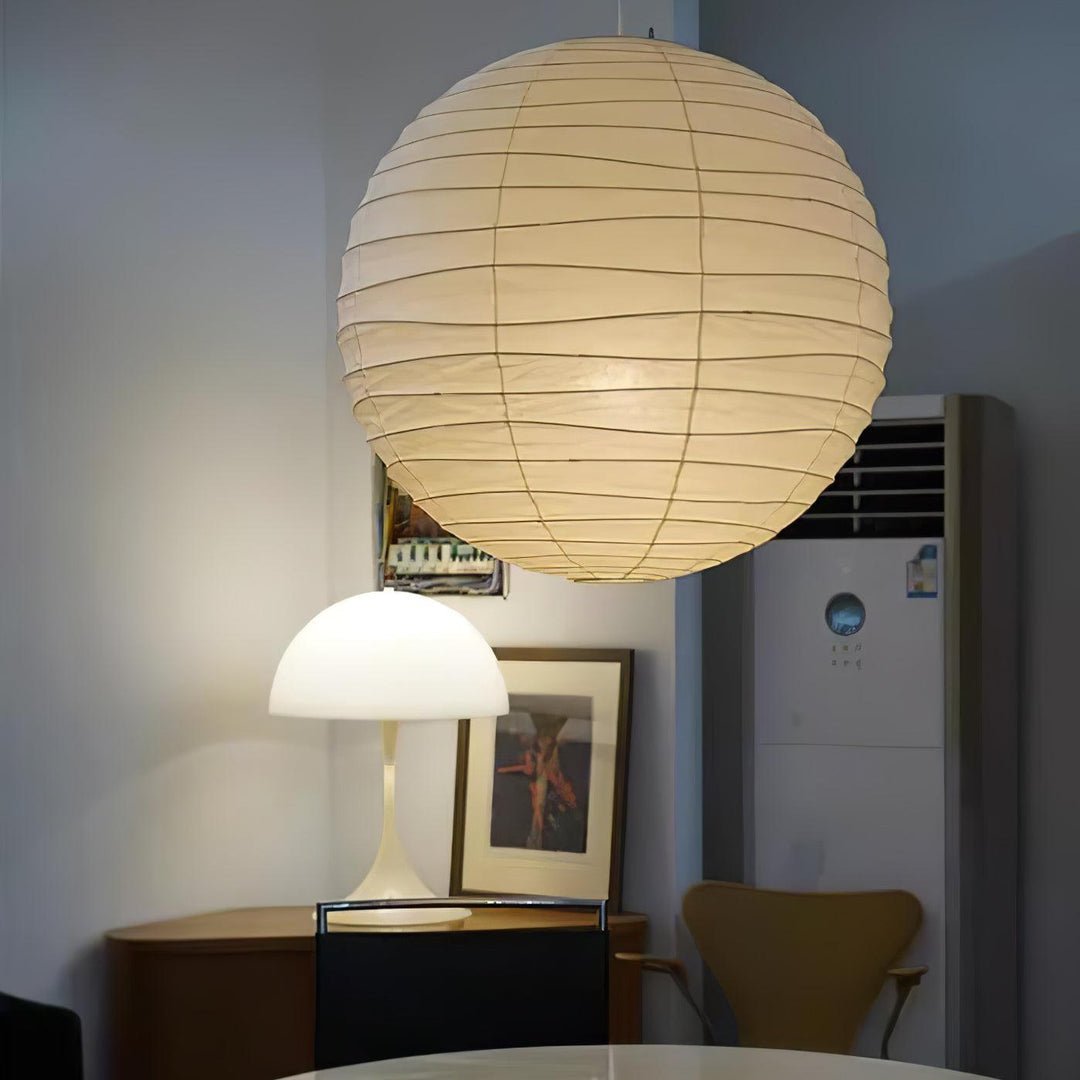 Gerippter Maulbeerpapier-Kabelanhänger aus Bambus