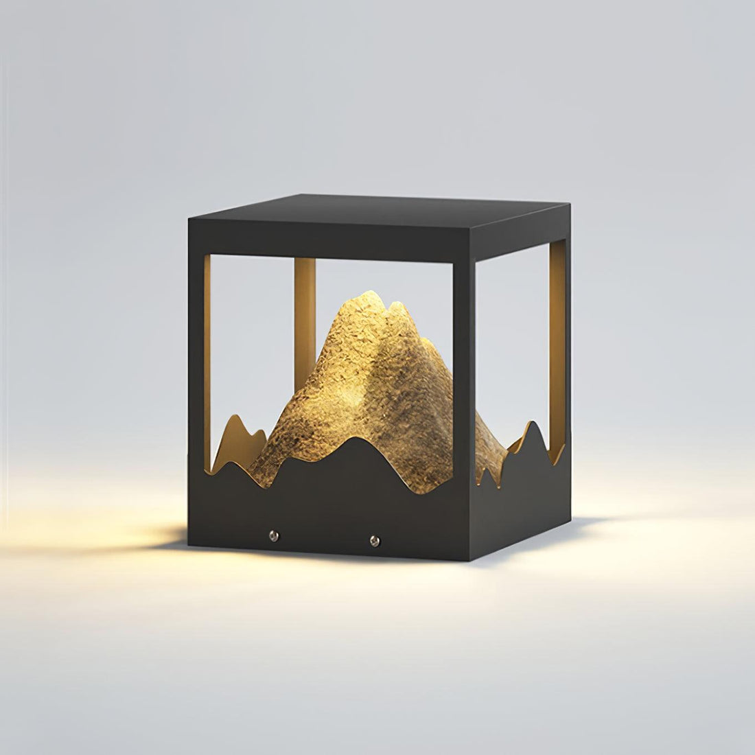 Garden Outdoor Light - Mountain Pattern Warm Light