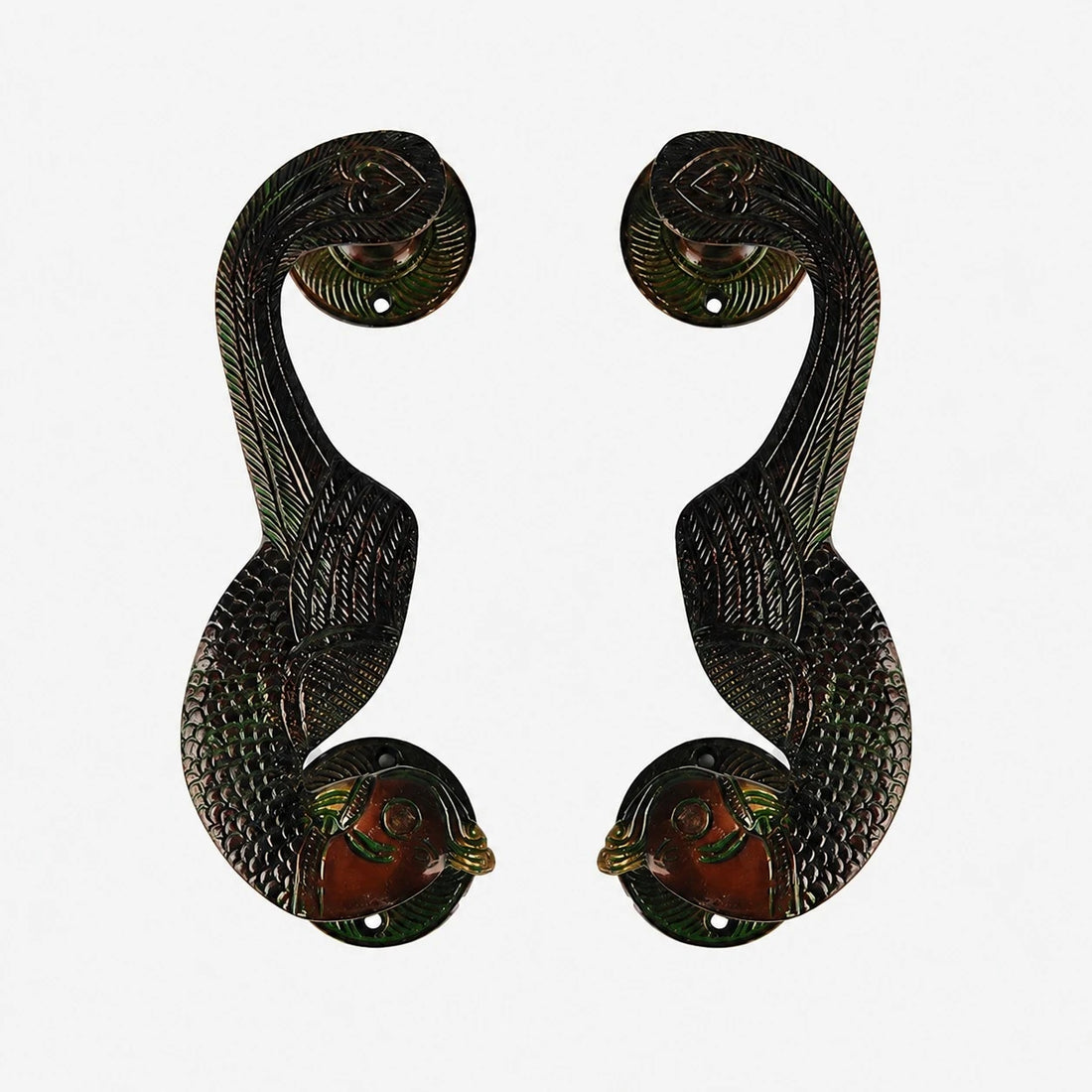 Handcrafted Brass Animal Door Handles 26