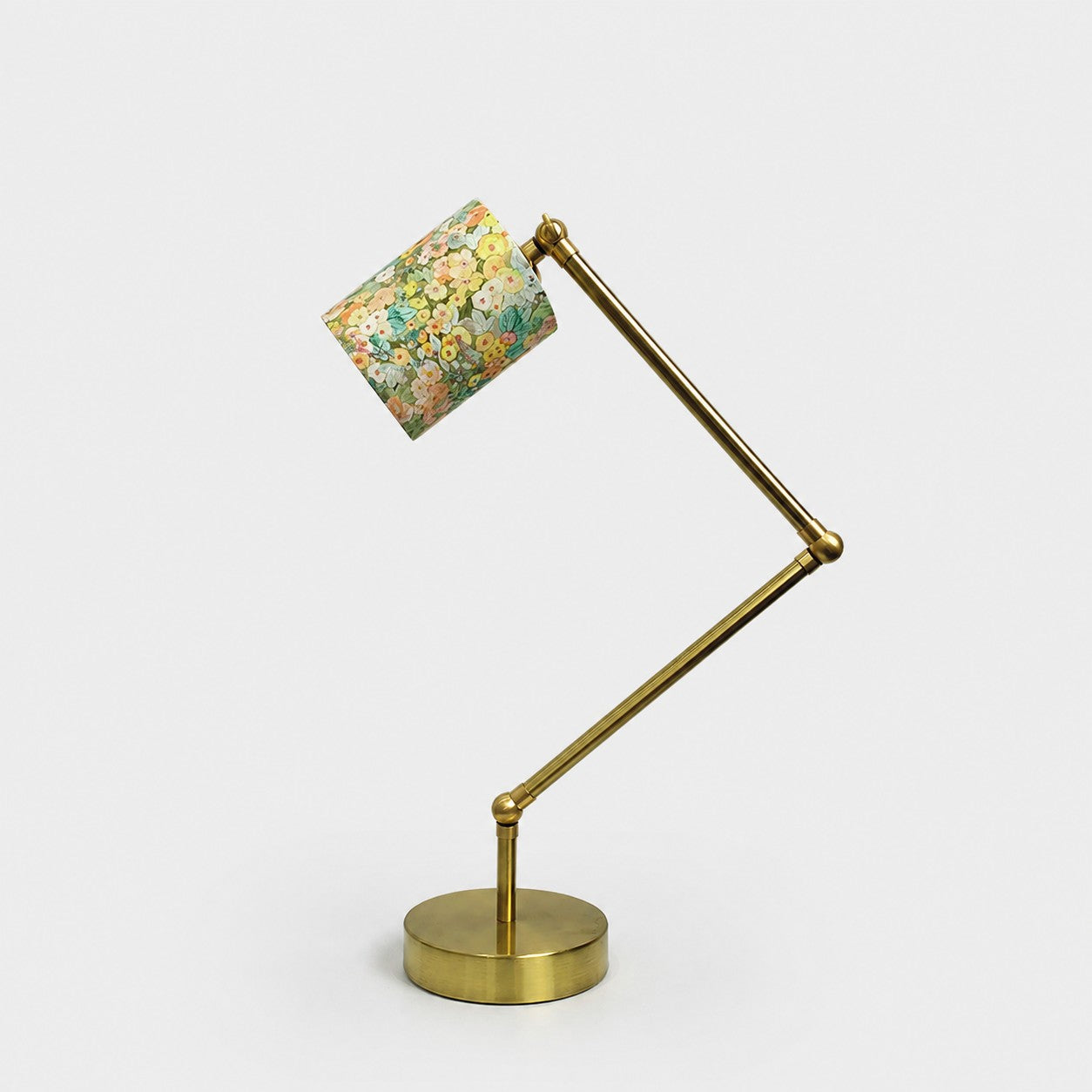 Hollyhock Floral adjustable table lamp