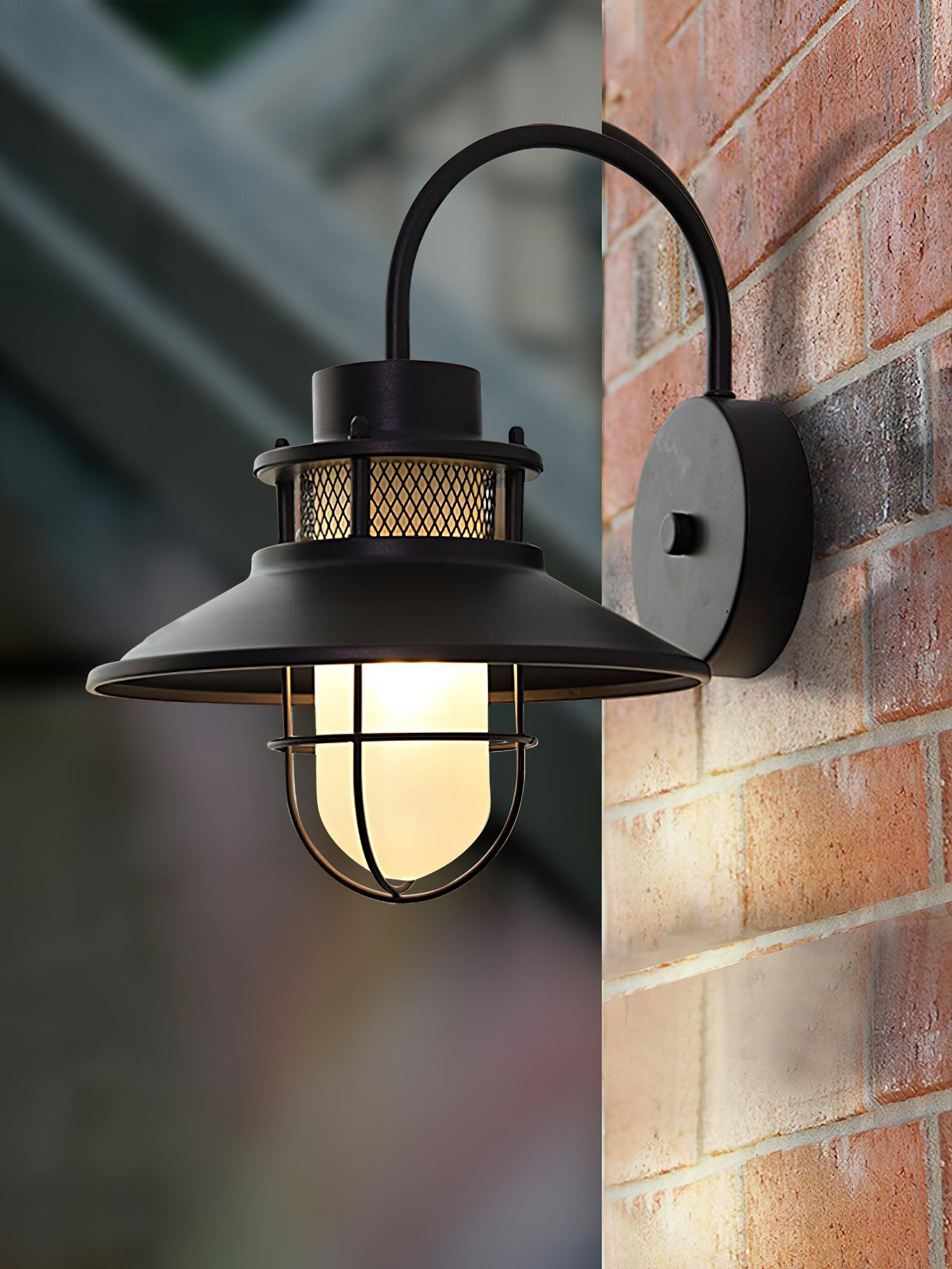 Outdoor Wall Lamp - Industrial Decor Wall Lamp Great for Patio/Porch
