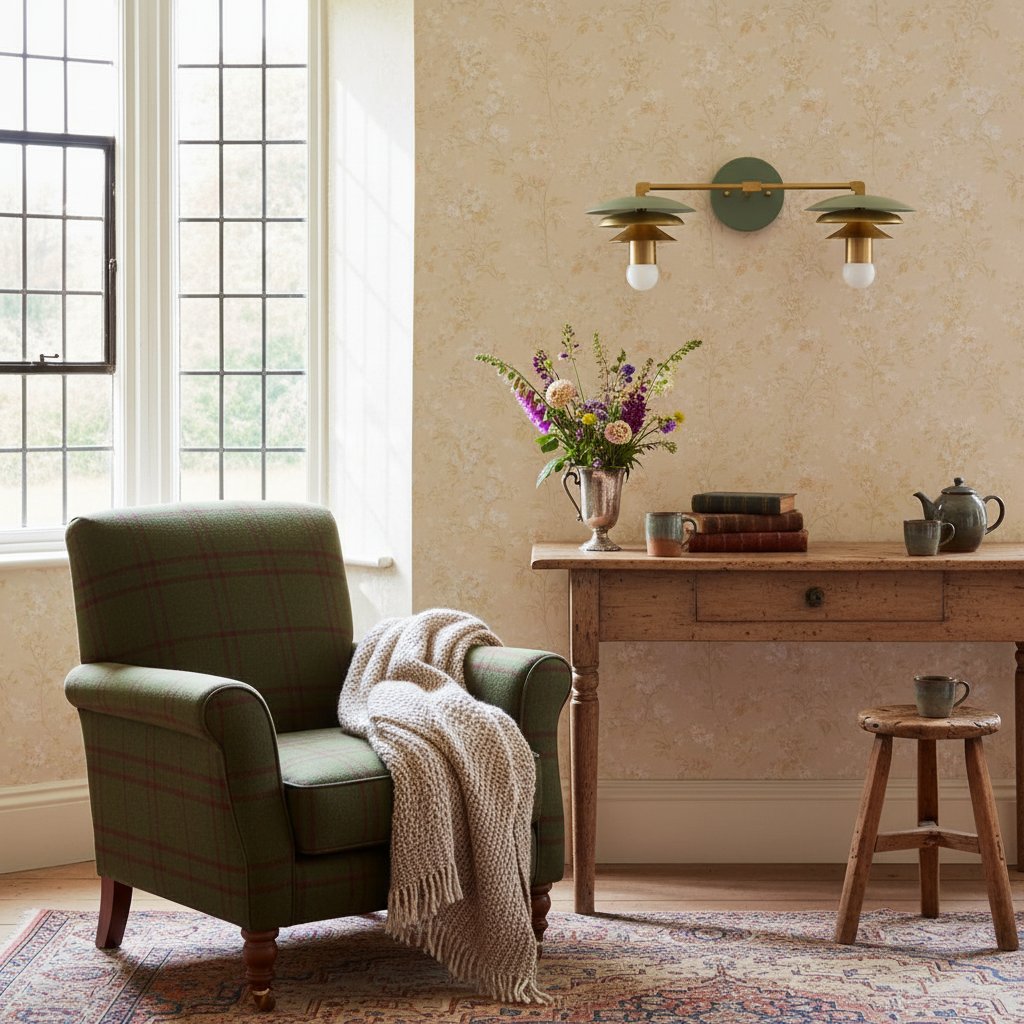 Artivo Waschtischleuchte aus geschichtetem Messing – moderner, eleganter Akzent für das Badezimmer