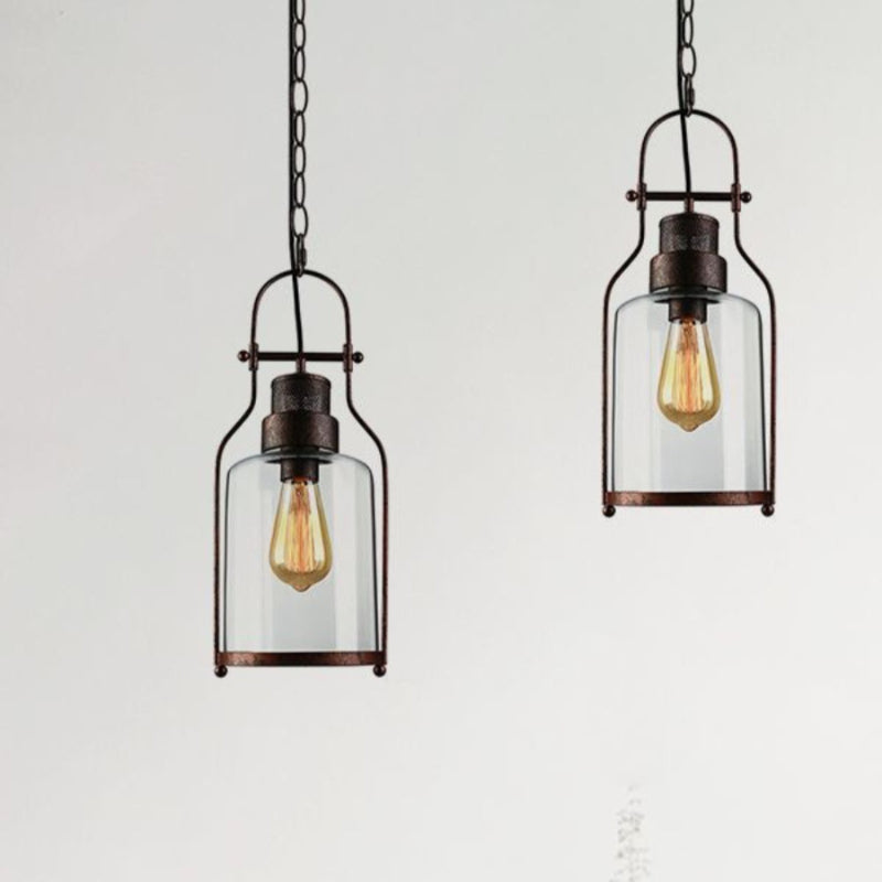 Antikes Eisen im Vintage-Industriestil Pendelleuchte