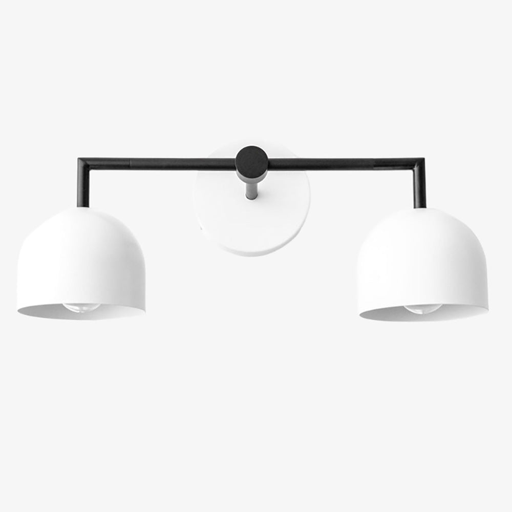 Metio Dome Farmhouse Vanity Wall Light Colorful Metal Sconce