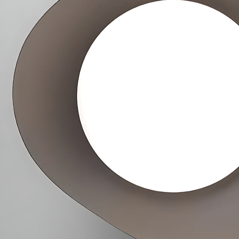 Minimalist Wavy Metal Ceiling Light