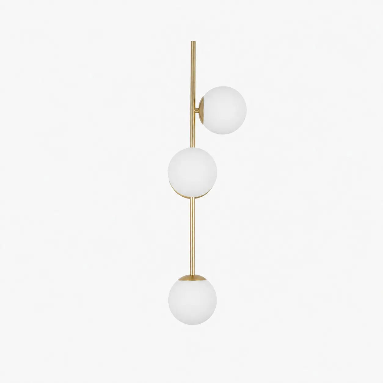 Gold right-facing wall sconce