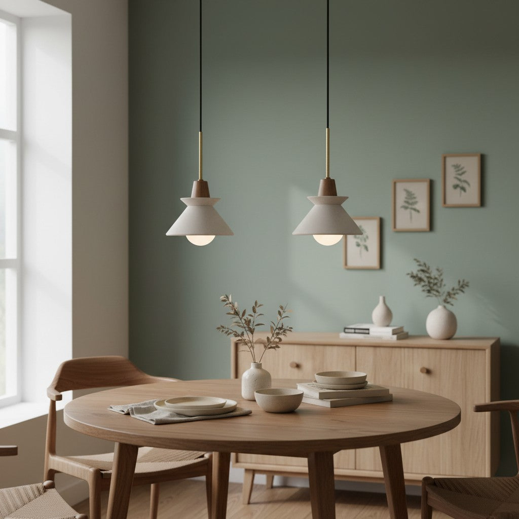 Halotaper Minimalistische, konische Pendelleuchte – Moderne dekorative Beleuchtung für Zuhause