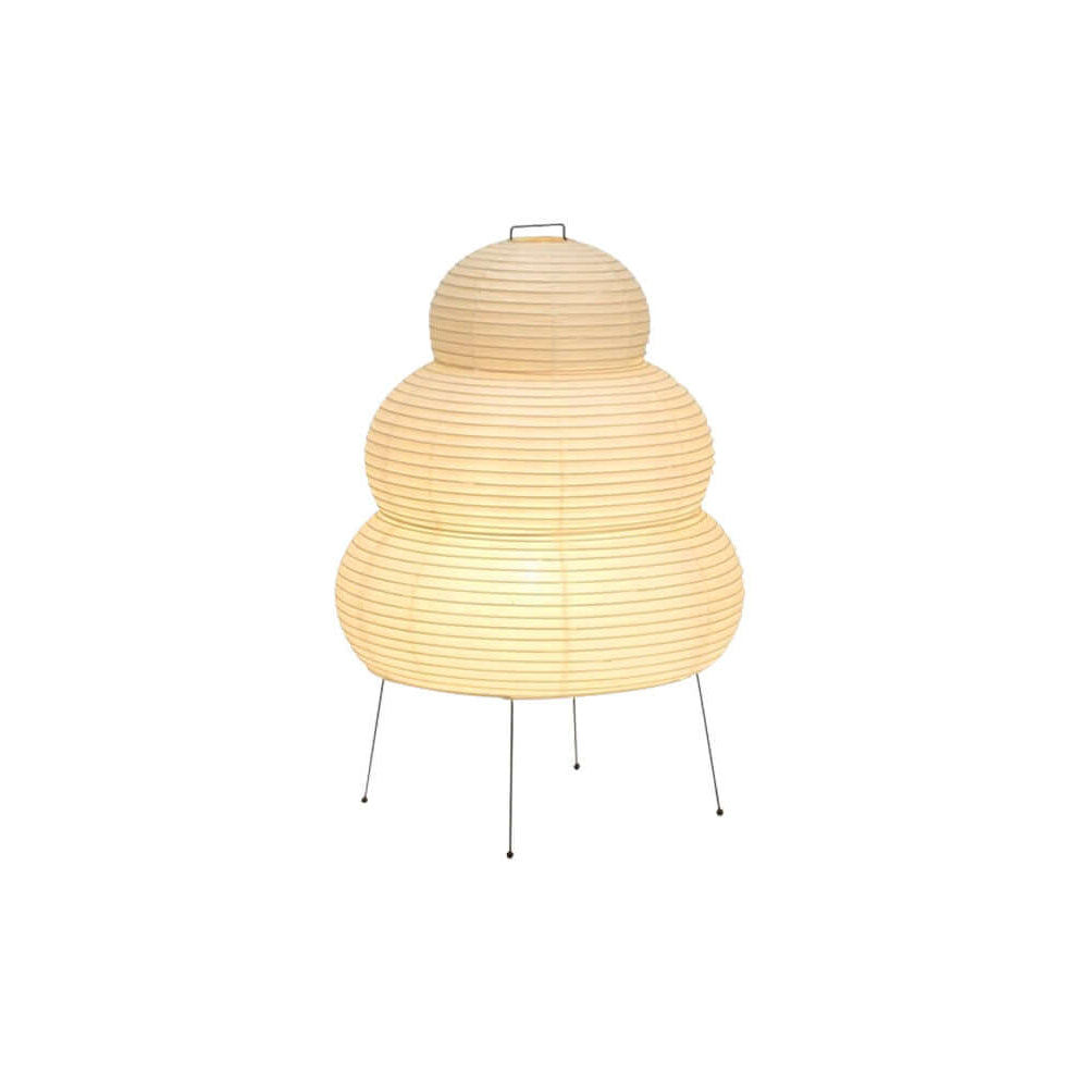 Japanisch inspirierte Papiertischlampe – Maulbeerpapierlampe fürs Schlafzimmer