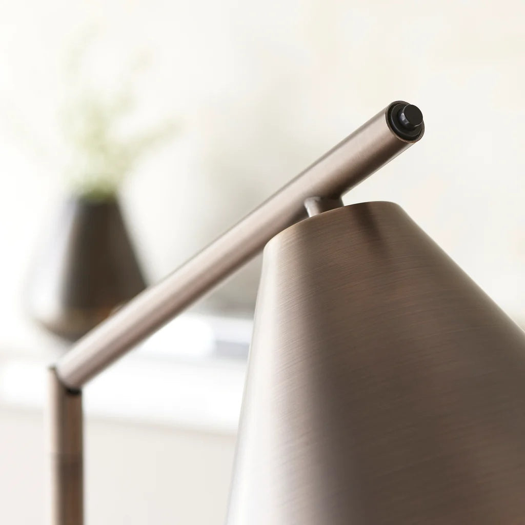 Oricone Modern Floor Task Lamp with Adjustable Arm – Cape Style Reading Light