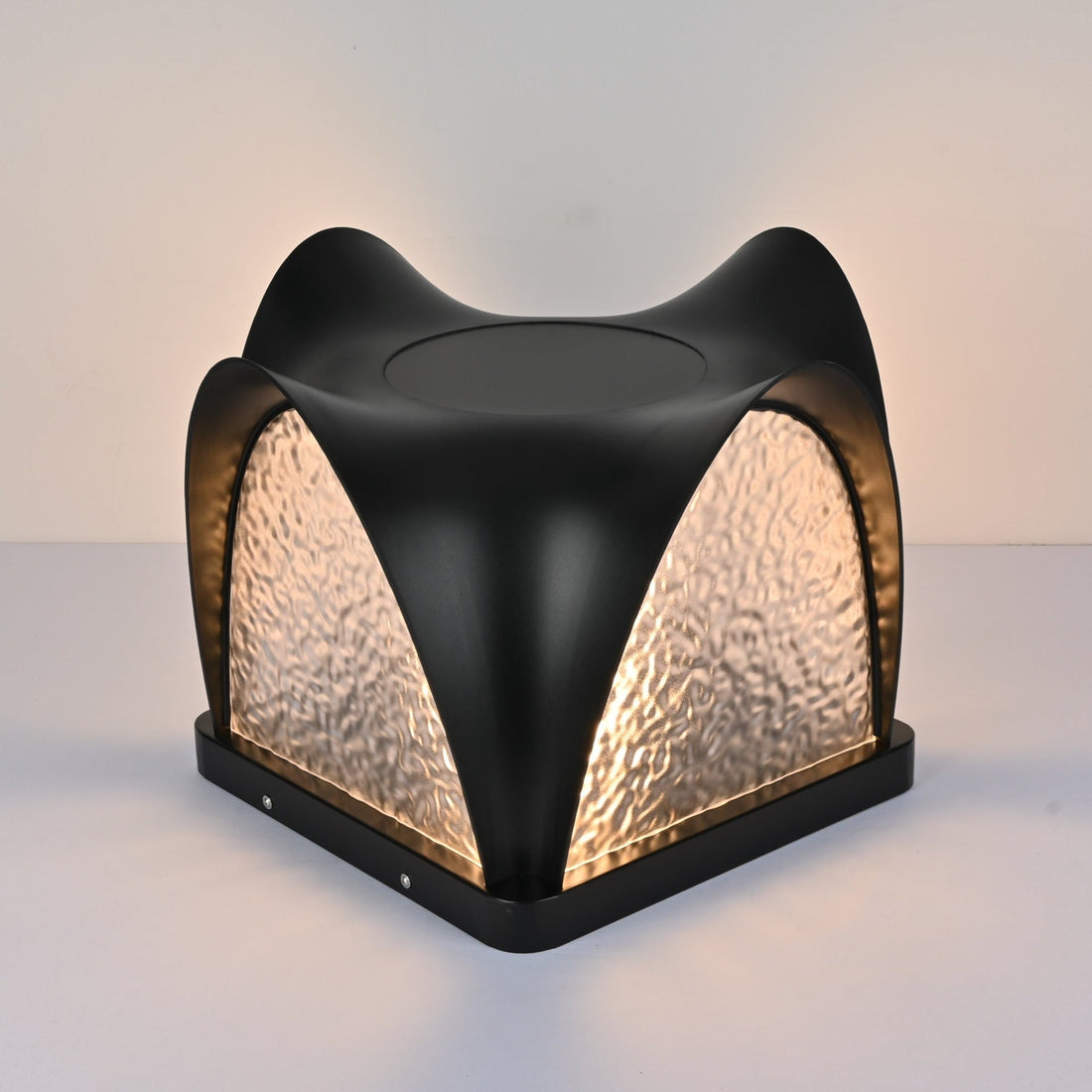 Modern Outdoor Lantern - Solar LED Lamp for Garden, Patio & Walkway