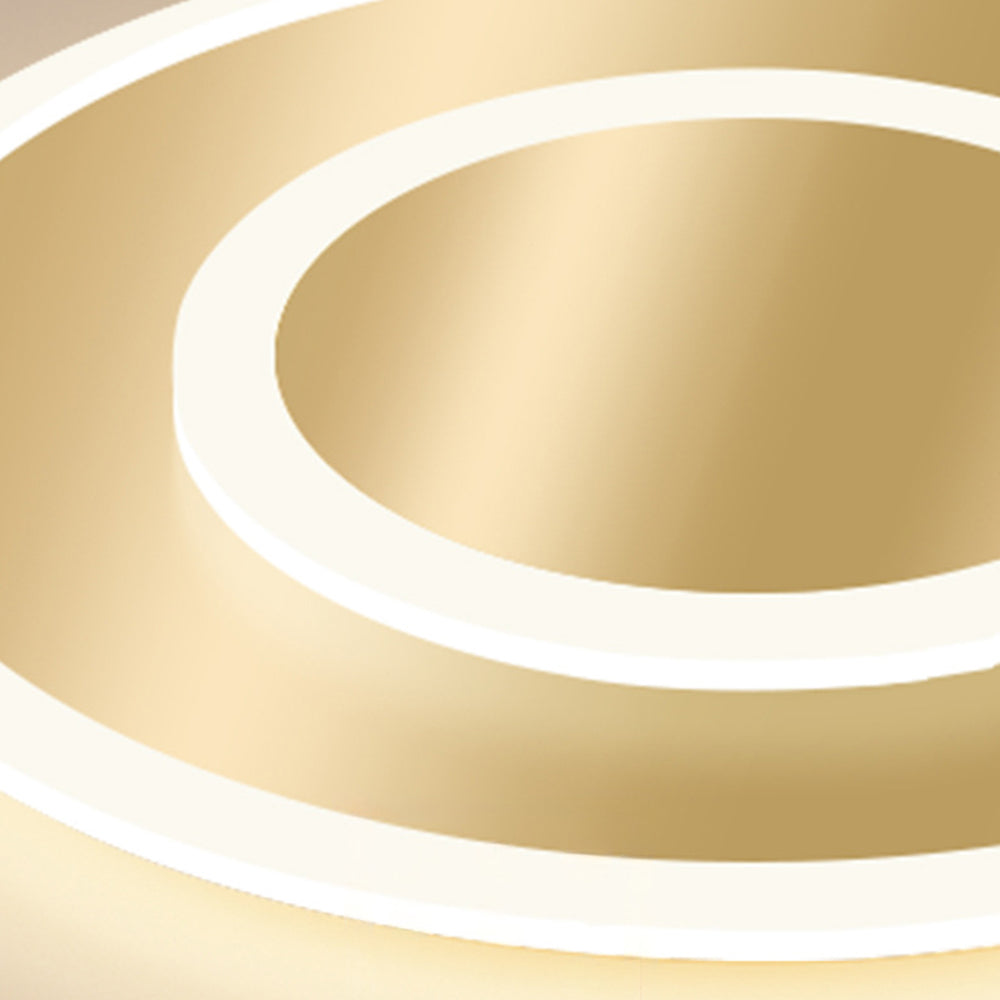 Minimalist LED Ceiling Light - Organic Metal Lamp for Modern Bedroom