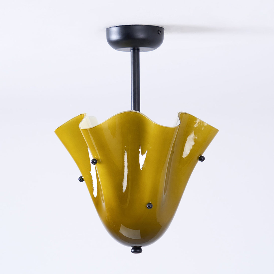 Dekorative Deckenleuchte aus Glas Bellina – Moderne, skulpturale Deckenleuchte