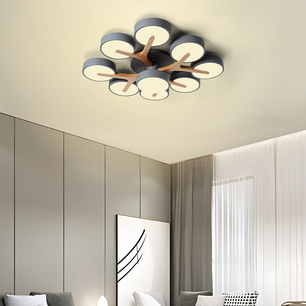 Contemporary Luxurious Ceiling Light - Acrylic Fixture for Living Room